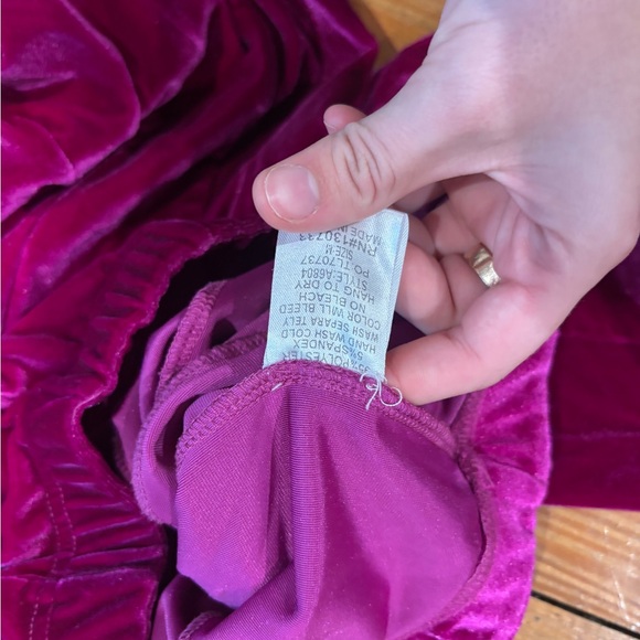 (711)+PINK VELVET PANTS+ - Picture 8 of 8